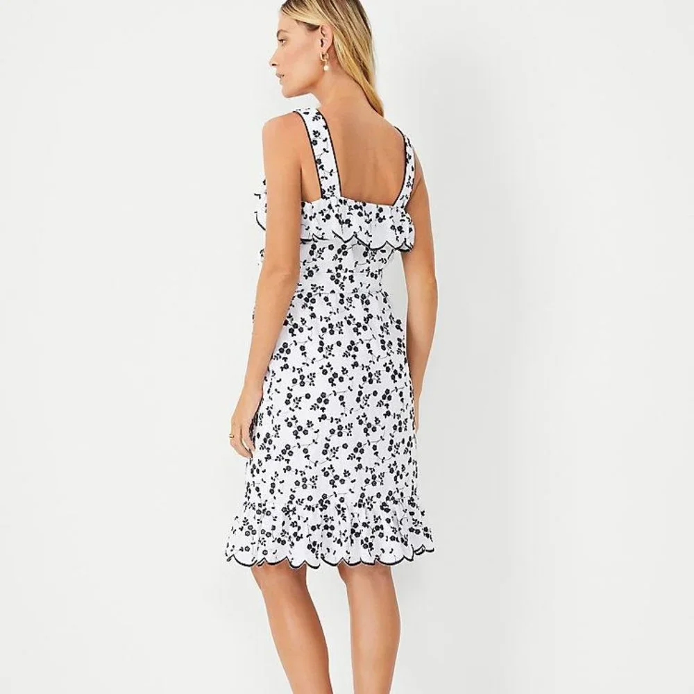 Ann Taylor Floral Embroidered Sheath Dress New - Picture 2 of 4